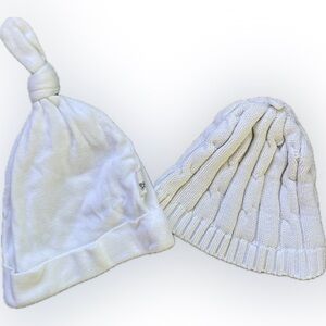 White Baby Hats